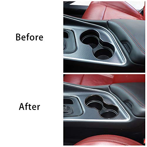 Portavasos para Dodge Challenger 2015-2025 fibra carbono miniatura 6