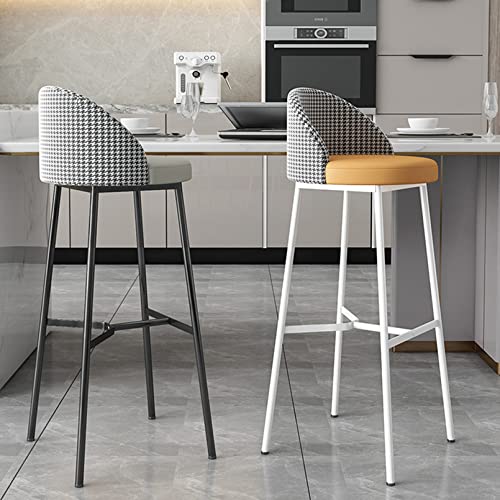 Tabouret de petit-déjeuner en métal au design épuré et durable - 6