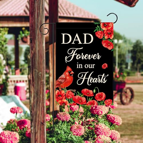 Decoración memorial WT-Flag-Dad de madera para pared de salón 4