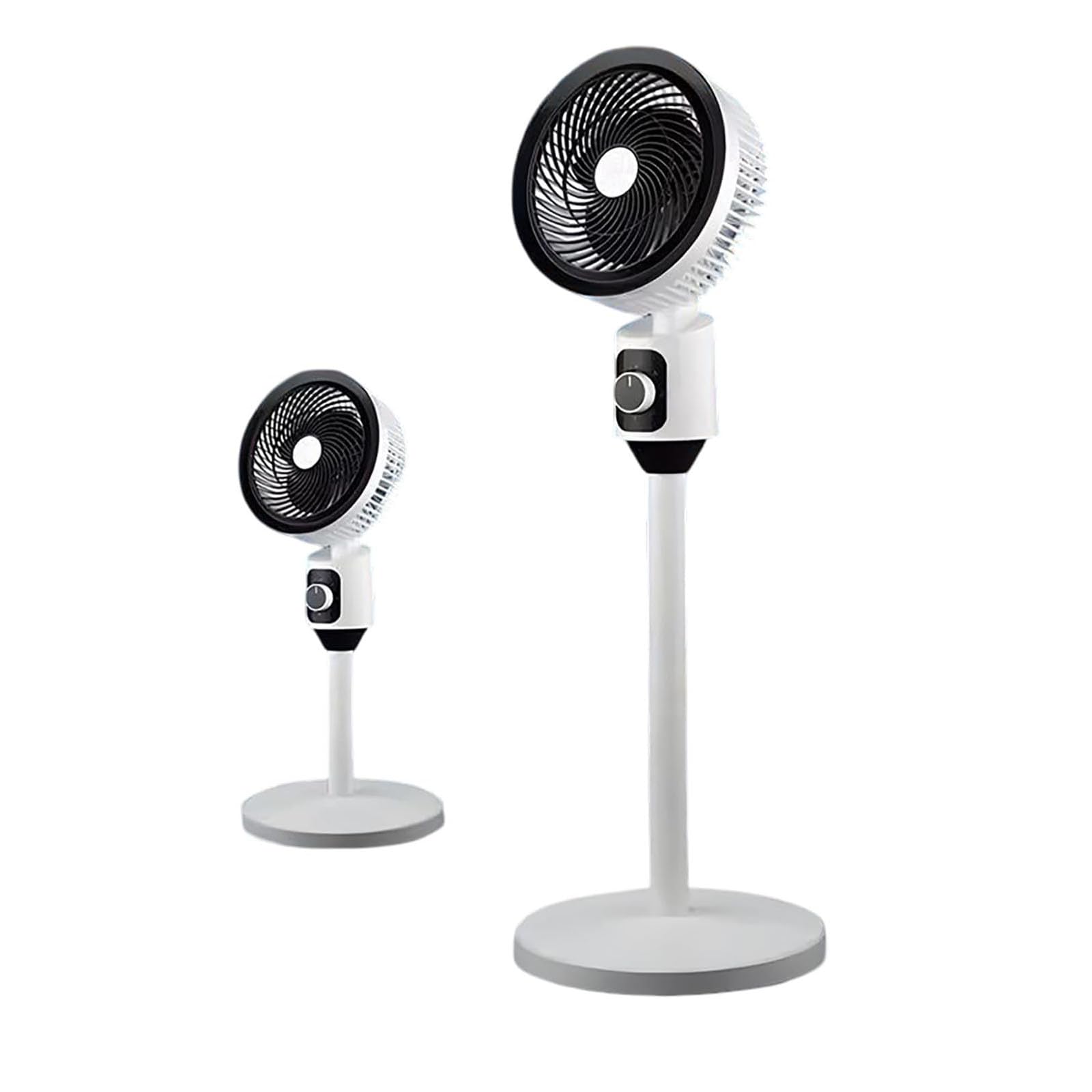 Electric Oscillating Floor Standing-Tall Pedestal Air Cooling Fan, Pedestal Fan Adjustable Height Floor Fan Standing Fan, Lightweight, 90° Oscillating Pedestal 3 Speeds USB Adjustable Height for Home