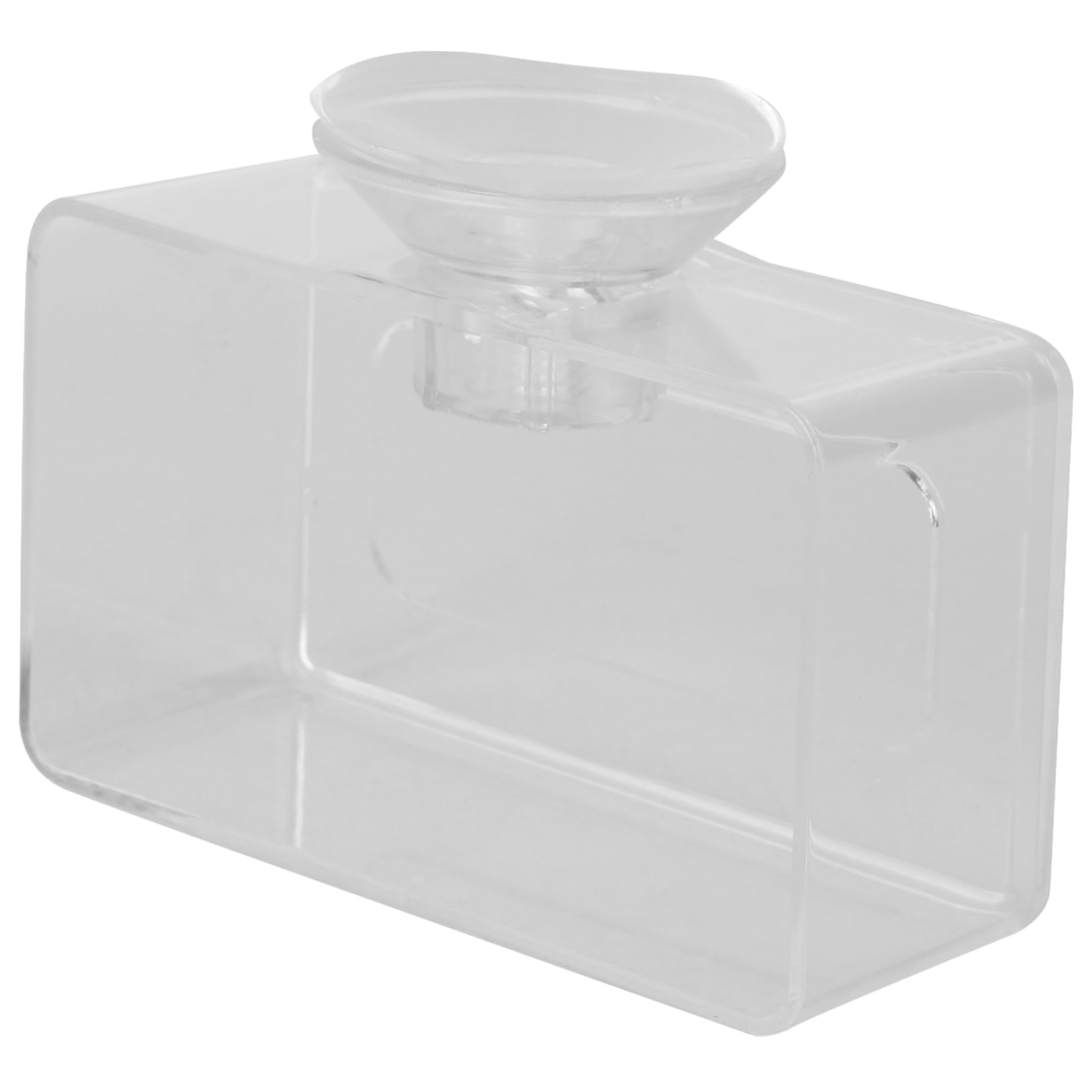 Sosoport Fish Feeder for Aquarium Floating Ring Feeder Acrylic Fish Tank Easy to Clean