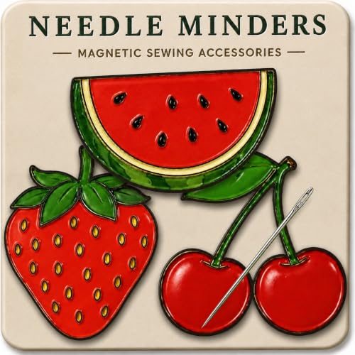 Image of Kraftex Magnetic Needle Minder. Needleminder for Embroidery & Sewing. Cute Needlepoint Accessories. Magnetic Needle Holder for Cross Stitch. Cute Magnet Pin Gift