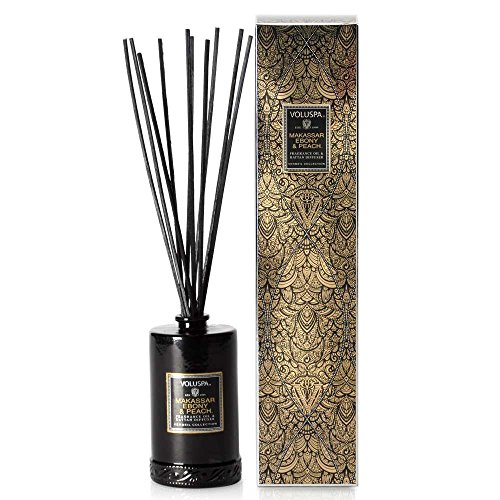 Voluspa Makassar Ebony & Peach Difusor Aromático 6.5 oz miniatura 1