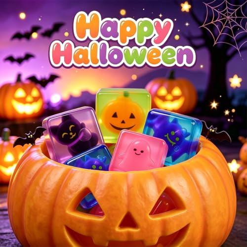 Anditoy 4 Pack Halloween Stress Balls with Halloween Mochi Squishy Toys Inside for Kids Boys Girls Halloween Treat Bags Gifts Party Favors - Image 5