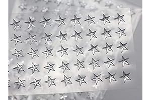Sparkling Rhinestone Star Stickers: Adorn Your Creations with Celestial Shimmer