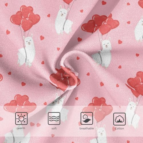 Girls' Underwear Llama Heart Cotton Stretch Comfort Toddler Panties3