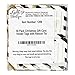 50 Pack Christmas Card Gift Holder Tags with Ribbon Tie Strings Attached Gold foil Holiday Design Write On to and from Name Tag Labels for Gift Bags Wrapping Presents & Packages by Gift Boutique