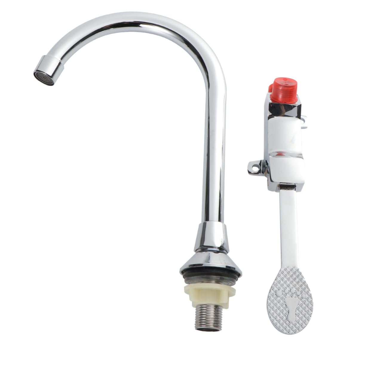 Robinet à Pédale Gatuida pour Lavabo sur Pied en Cuivre Simple Froid