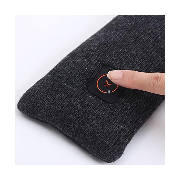 Heated Scarf Rechargeable Battery Smart Electric Neckerchief Invisible Zipper Pocket Bandelet Super Warm Winter Scarves Wraps (scarf with battery) - Image 5