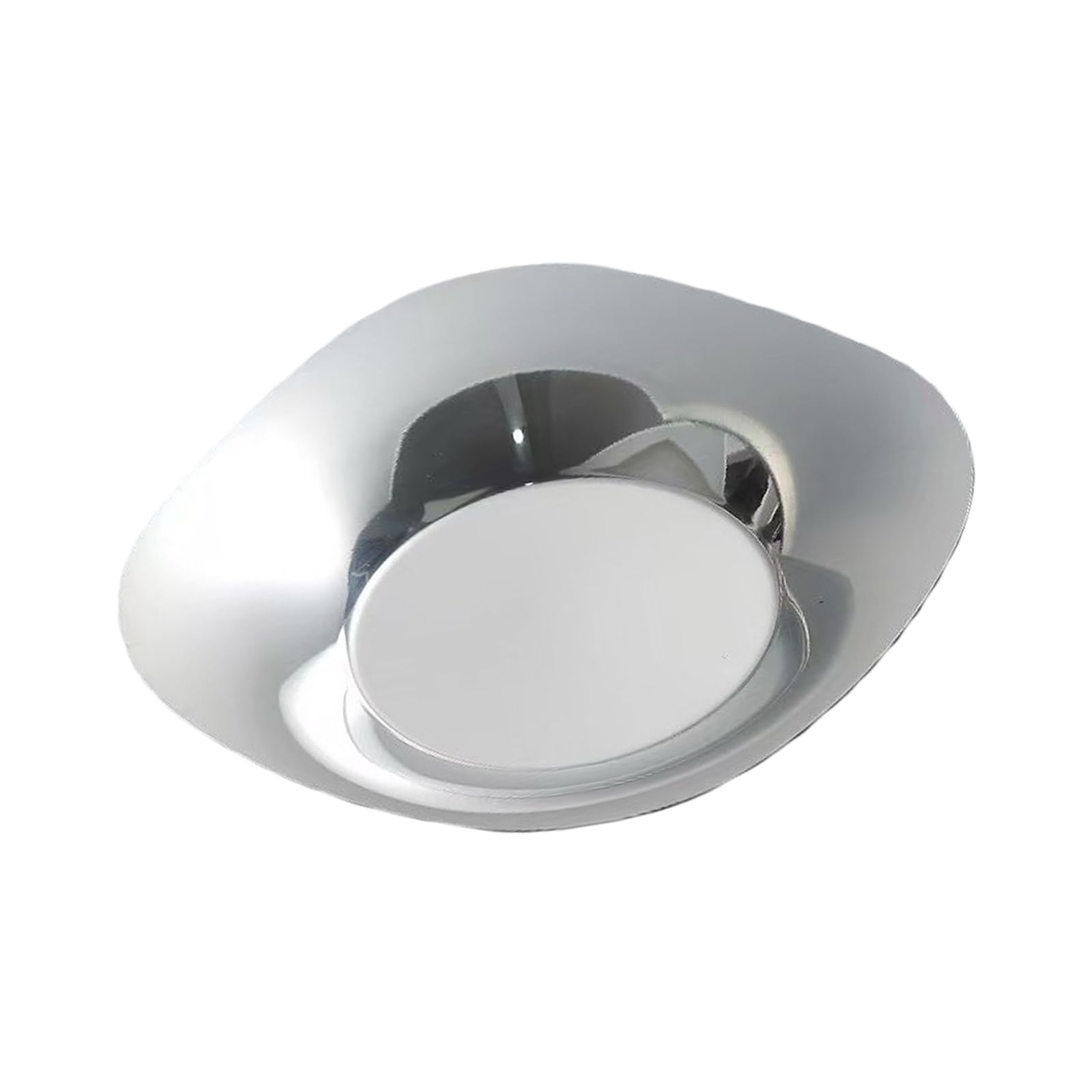 LUCKGONI Large Capacity Rustless Steel Fruit Serving Bowl for Kitchen Countertops and Living Room Antislip Base Easy to Clean