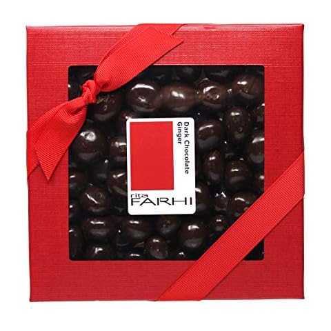 Rita Farhi Dark Chocolate Coated Ginger in a Luxury Gift Box 250 g Cover