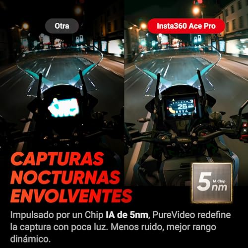 Miniatura 2 de Insta360 Ace Pro: Cámara de acción Impermeable diseñada con Leica, Sensor Insignia de 1/1,3", reducción de Ruido IA Imagen máxima, 4K a 120fps, Pantalla abatible 2,4" y Funciones de IA