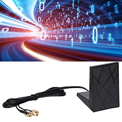 Antena WiFi, antena de banda dupla 8dBi 2,4GHz 5GHz com conector duplo RP-SMA Cabo de extensão de an