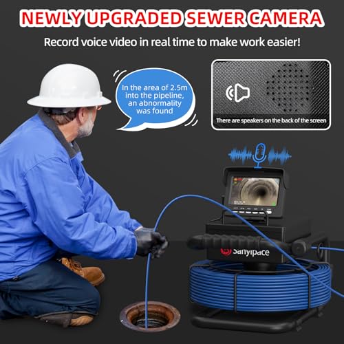 Sanyipace 8417DM-30M Sewer Camera 100Ft/30M thumb #1