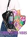 Fydelity Cute Roller Skate Bags for Women; Ideal Quad Roller Skate Bag or Roller Skate Bags for Girls; Use as Ice Skating Bag, Figure Skating Bag, Ice Skate Bags for Girls w/Clip-On Water Bottle Bag