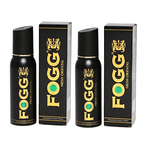 FOGG Men Fresh Deodorant Spray Oriental Black Series , 120Ml (Pack Of 2)