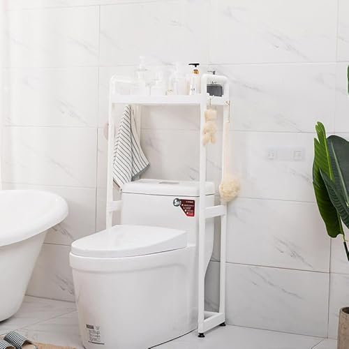 トイレ収納棚 ラック トイレラック サニタリー収納洗剤 掃除 生理用品 シンプル ホワイト 整理 3段