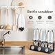 vinlley Die 35 cm Bürste ist ideal für Sodastream-Glas- und Duo-Kunststoffflaschen. Sie hat Harte Borsten und einen weichen Schwamm, reinigt kraftvoll, ohne die Flasche zu beschädigen.