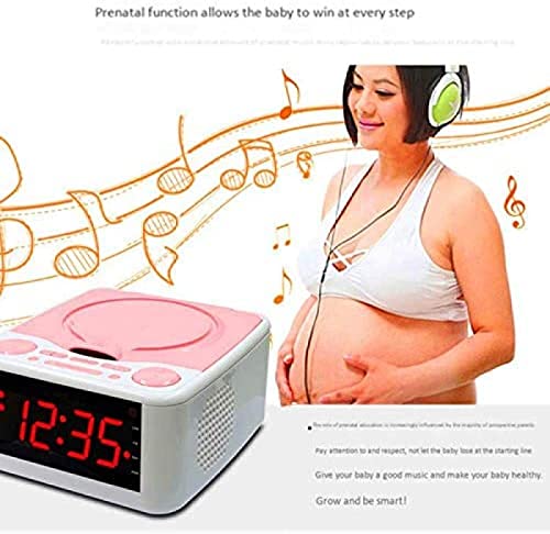 Odtwarzacz CD, radio, budzik z funkcją odtwarzania USB, podwójne głośniki, wyświetlacz LCD, regulowana jasność, do użytku domowego i biurowego