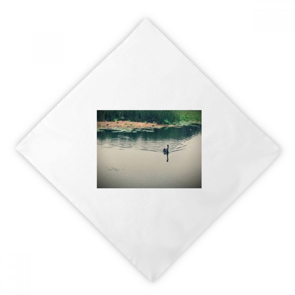 Servilletas de tela ecológicas y lavables con diseño de patos y lago 2uds