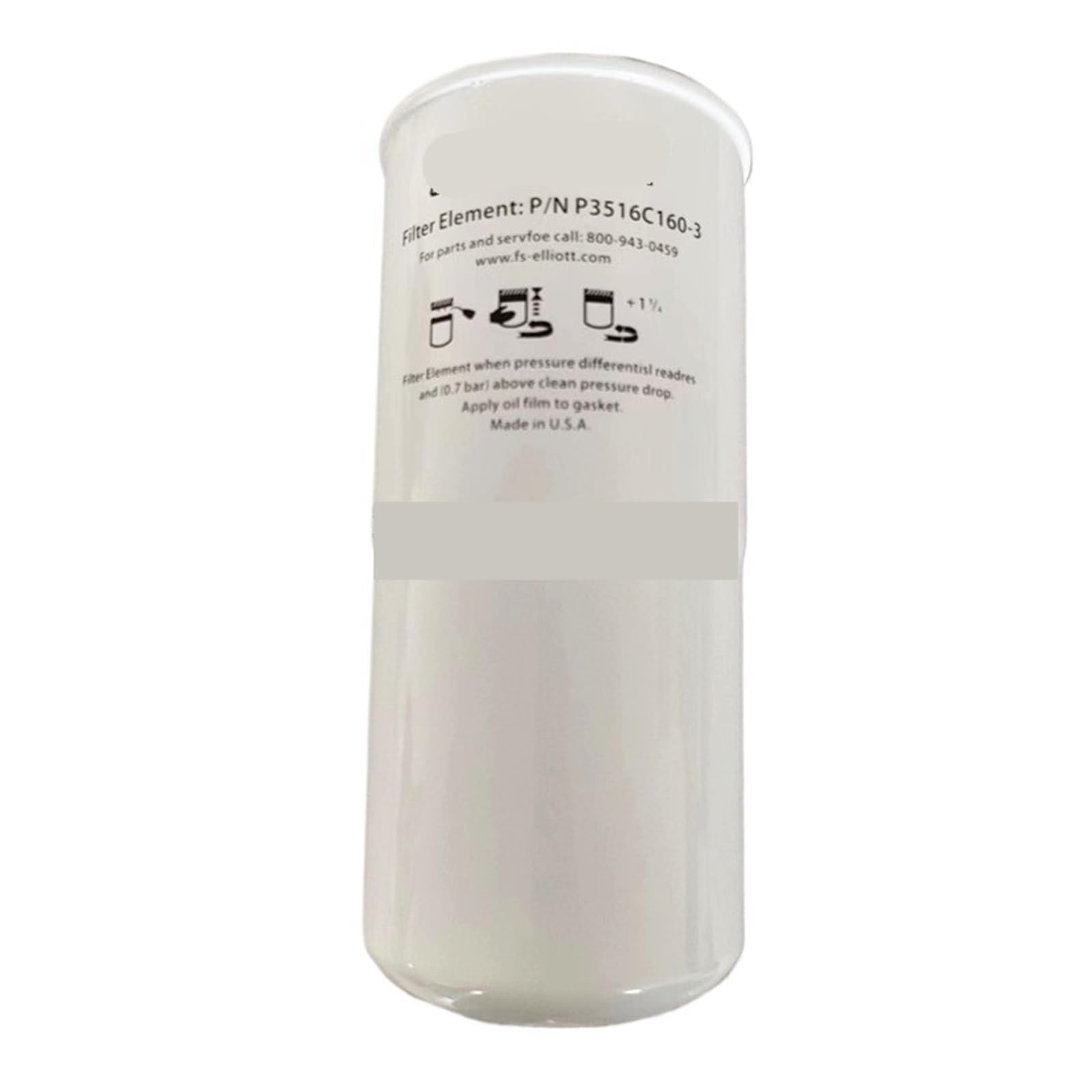 Cleufwko One Color P3516c160-3 Air Compressor Oil Filter Element Centrifugal Air Compressor Oil Filter