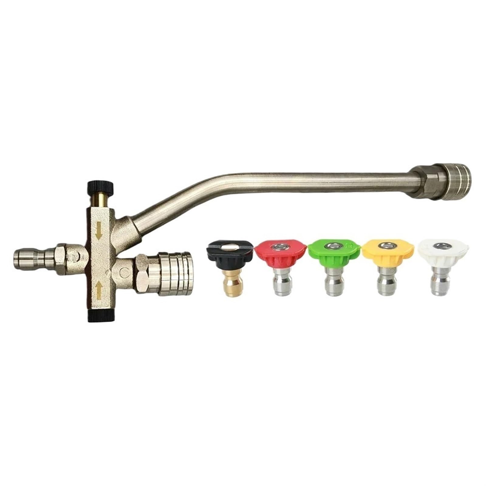 Lance à mousse pour nettoyeur haute pression avec double valve pour éviter les rayures