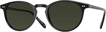 Oliver Peoples RILEY SUN 5004SU BLACK/G- GREEN 49/20/150 unisex Sunglasses