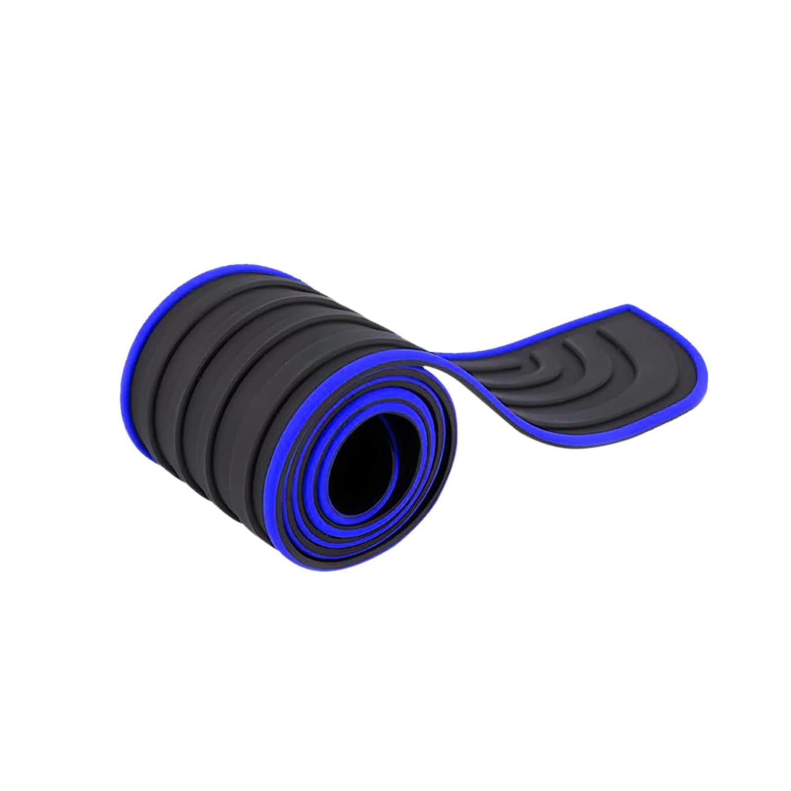 KARDZ Car Rear Bumper Protector for Dacia Bigster 2025, Universal Rubber Flexible Trunk Sill Plate Anti-Scratch Car Accessories,B-Black/Blue