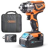 atornillador de impacto a bateria segunda mano MOTOR PREMIUM DE ALTA ESPECIFICACION - Alimentado por un motor de alta especificación, impulsa tornillos a través de los materiales más densos y gruesos para crear una fuerte fijación.