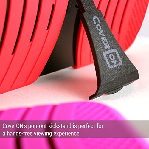 Huawei Union Case, Coveron® [Titan Armor Series] Dual Layer Hybrid Cover Kickstand Phone Case For Huawei Union - Neon Green & Black #TOP5