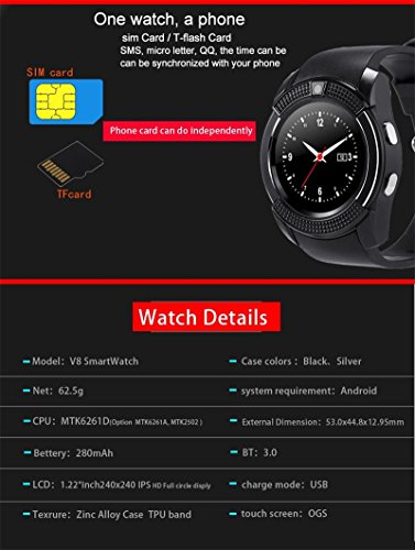 padcod v8 smart watch