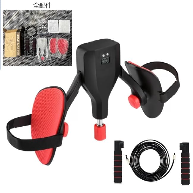 Adjustable Thigh Master with Counter for Full-Body Fitness and Toning