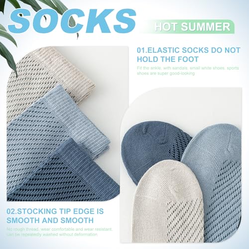 Mens Athletic Socks Moisture Wicking Cushion Running Low Cut Sock3