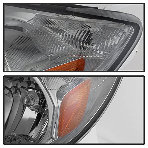 Acanii - For Smoke 2003 2004 2005 Toyota 4Runner Headlights Headlamps 03 04 05 Driver + Passenger Side #TOP2