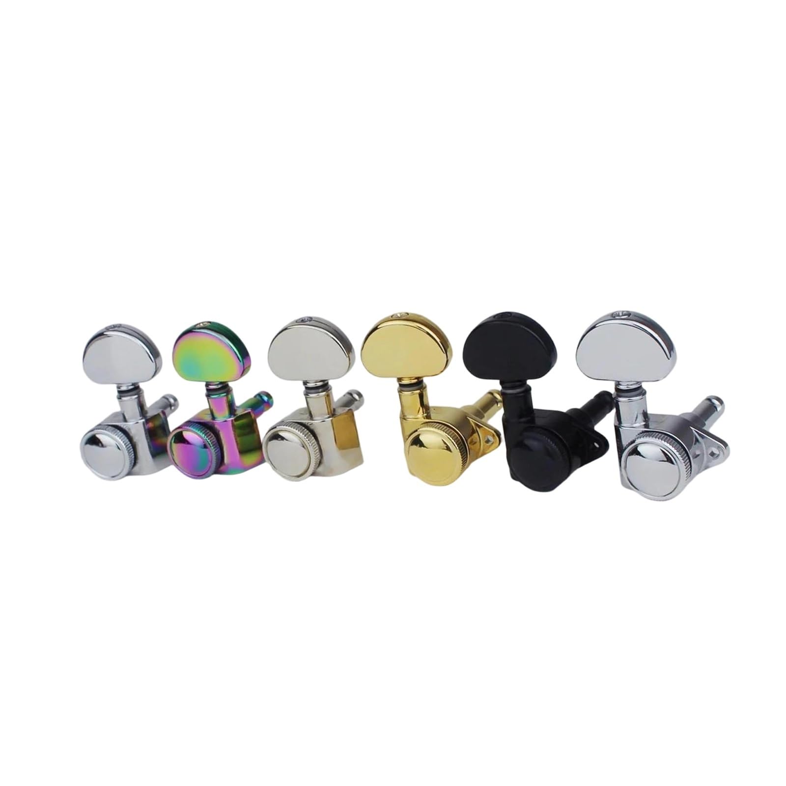 Gitarren Lock Tuner 3R3L 1:21 Drehtyp Mit Großem Griff Buntes Instrumentenzubehör