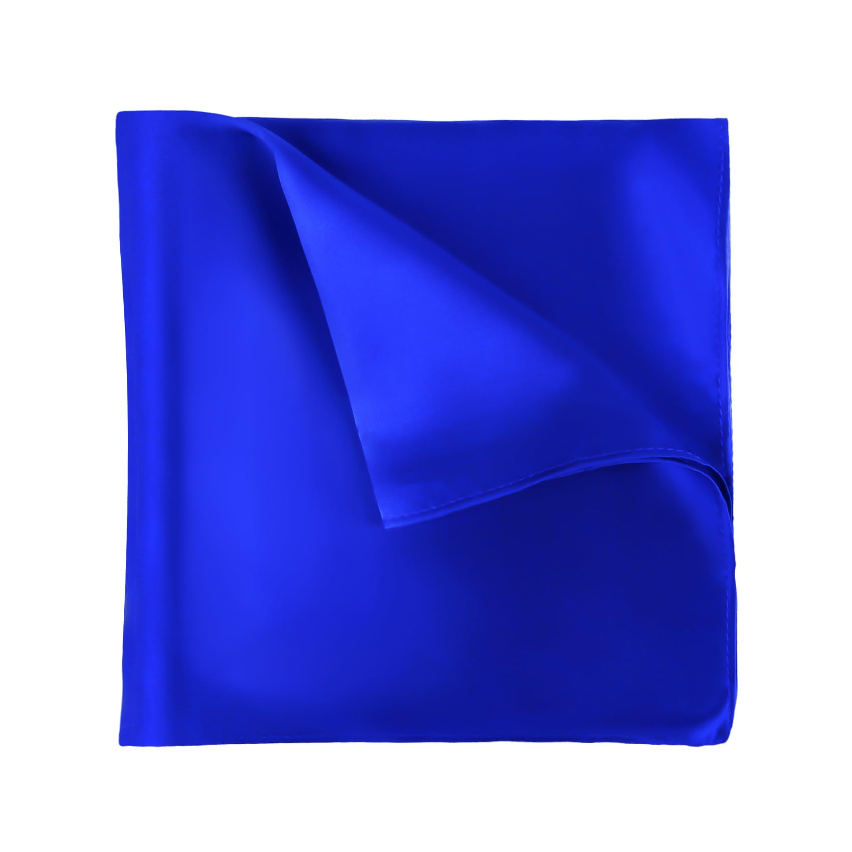 100% Silk Pocket Square 13.7” Solid Color for Men Wedding Party Handkerchief Gentleman