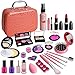 Pretend Make up Girls Toys - Fake Make Up Set Pretend Cosmetic Set for Kids Children Princess Pretend Play Game Christmas Birthday Gifts Toys for 2 3 4 5 6 Years Old Girls Gift