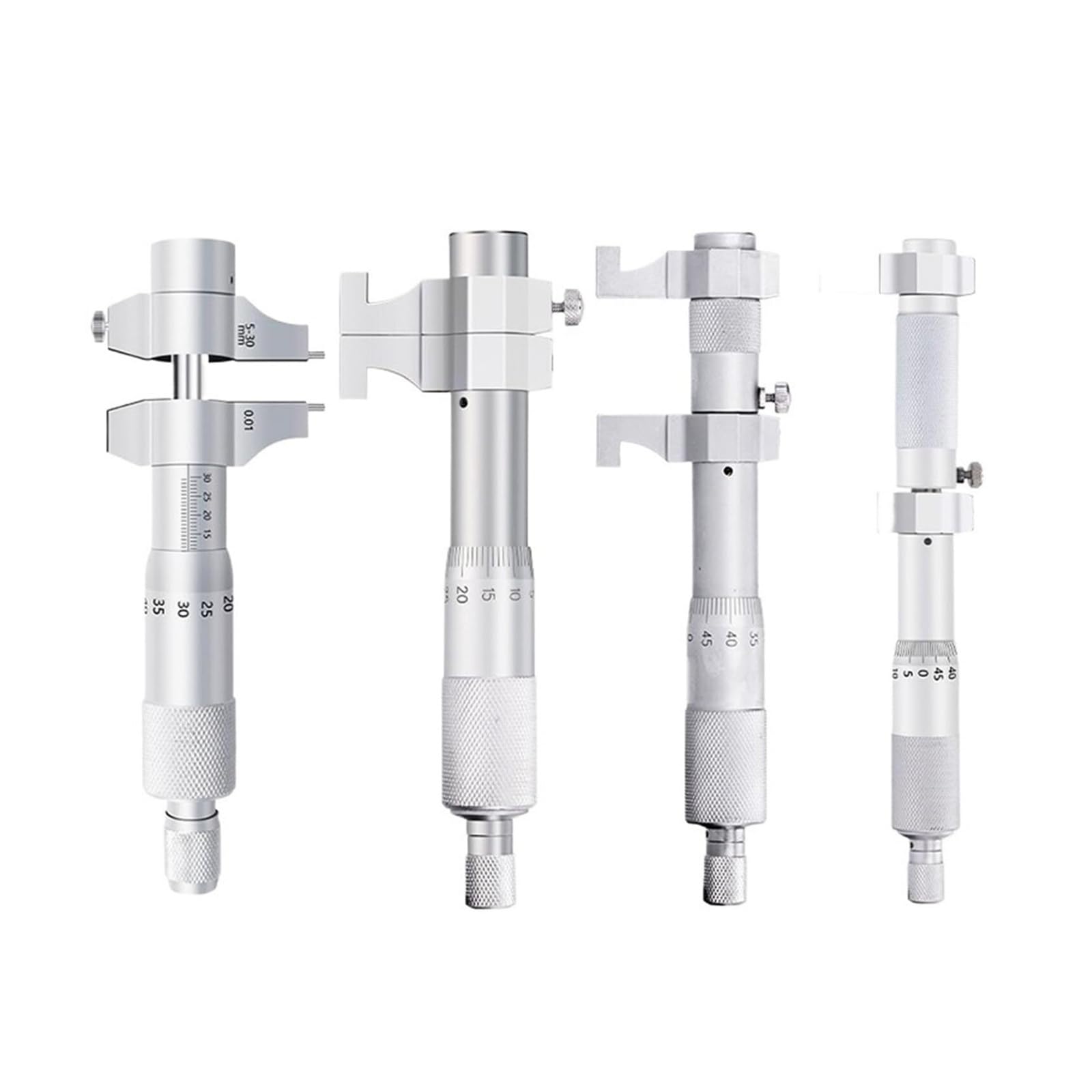 Medidor de medición micrométrico para medir diámetros interiores, calibrador digital interior, medición de profundidad, calibre de taladro, herramienta de medición de precisión (25-50 mm)