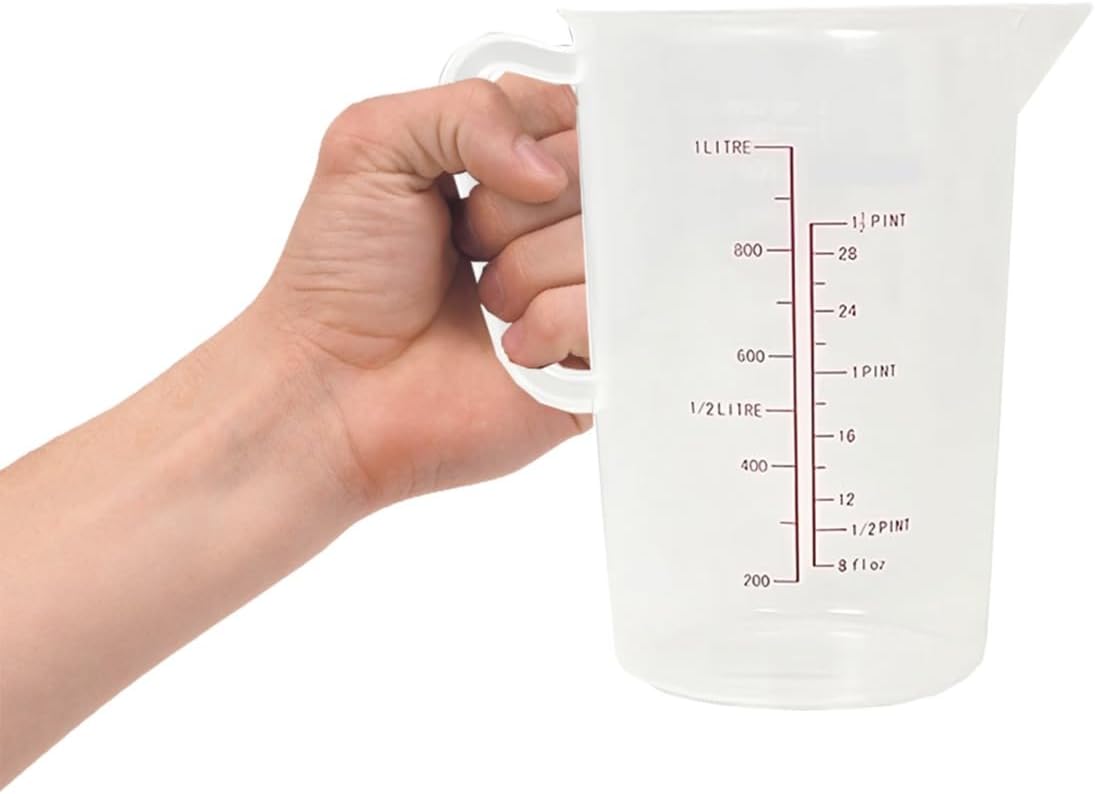 Sscon 3Pcs 500ml Lab Graduated Beakers Transparent Plastic