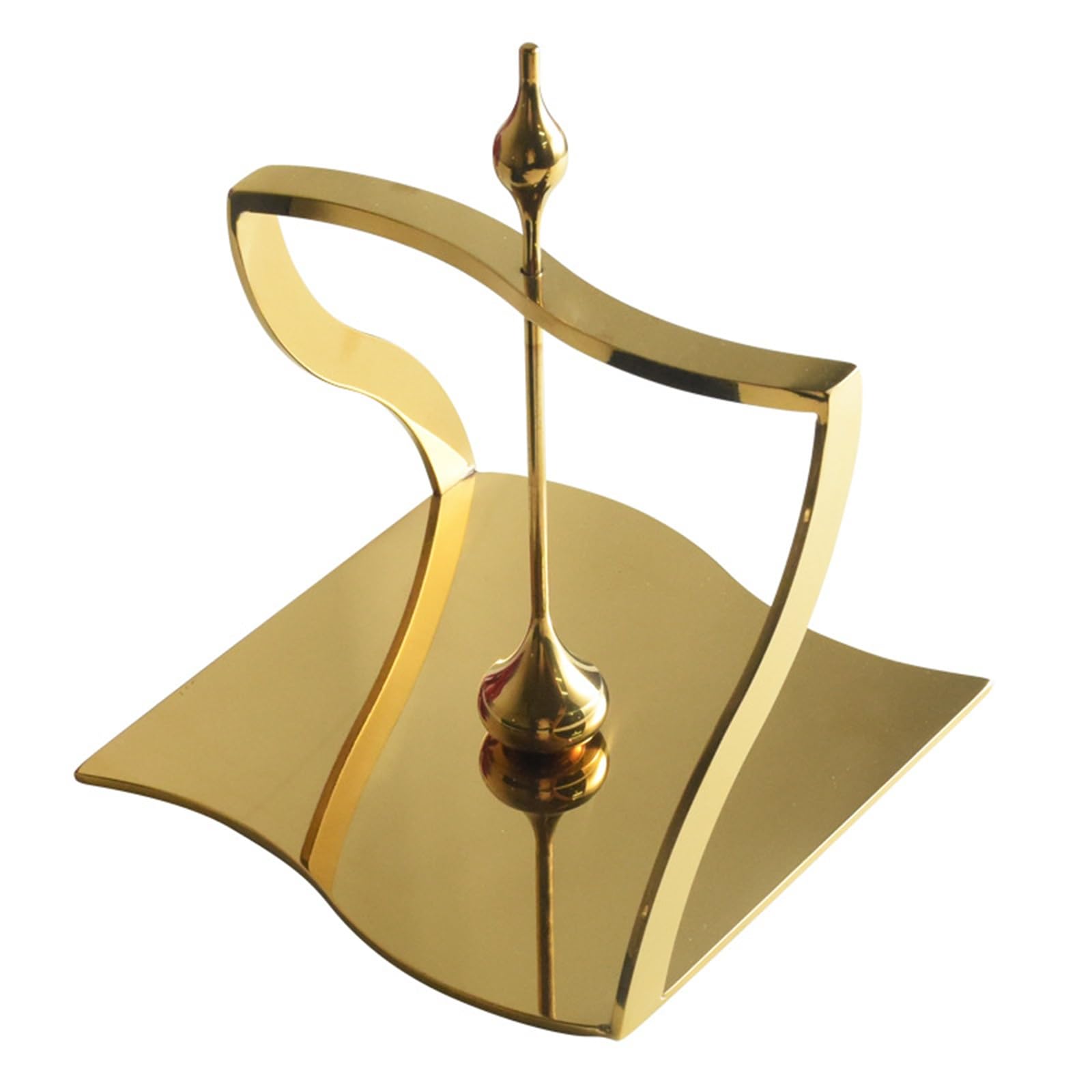 UZAMIRLEX Napkin Holder for Table, stainless steel paper towel holder for the table in the restaurant, decorative napkin dispenser(Gold)