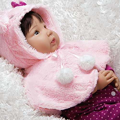 Paradise Galleries Asian Realistic Baby Doll, 20 Inch Ethnic Reborn Girl Smitten Kitten, In Gentletouch Vinyl & Weighted Cloth Body, 4-Piece Gift Set #TOP5
