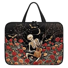 Rose Floral Human Skeleton Spiderweb