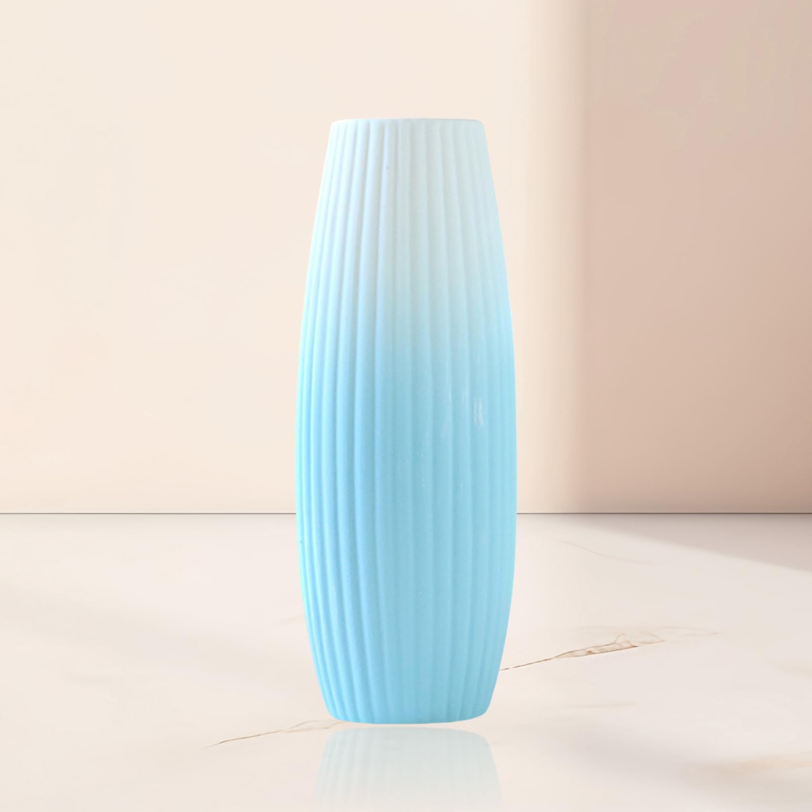 Amazon.co.jp: 20.8 cm セラミック花瓶 グラデーション ブルー花瓶