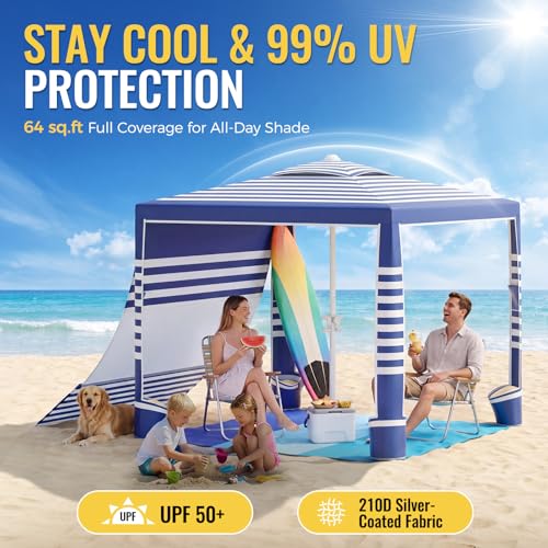 NexusOutdoor 8x8 Beach Cabana Tent