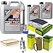 Produktbild Filter Set Inspektionspaket 7 Liter Liqui Moly Motoröl Top Tec 4200 5W-30 MANN-FILTER Innenraumfilter Kraftstofffilter Luftfilter Ölfilter