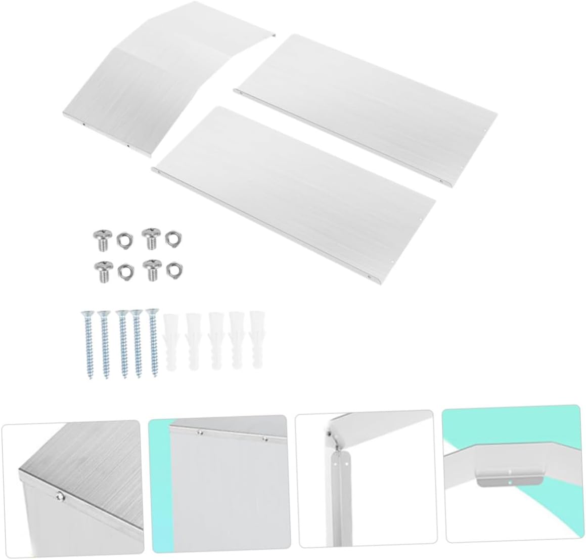 TIDTALEO Aluminum Outdoor Socket Cover Waterproof Protective Wall-mounted Electric Plug Protector Compatible with Most Charging Stations, 1pcs