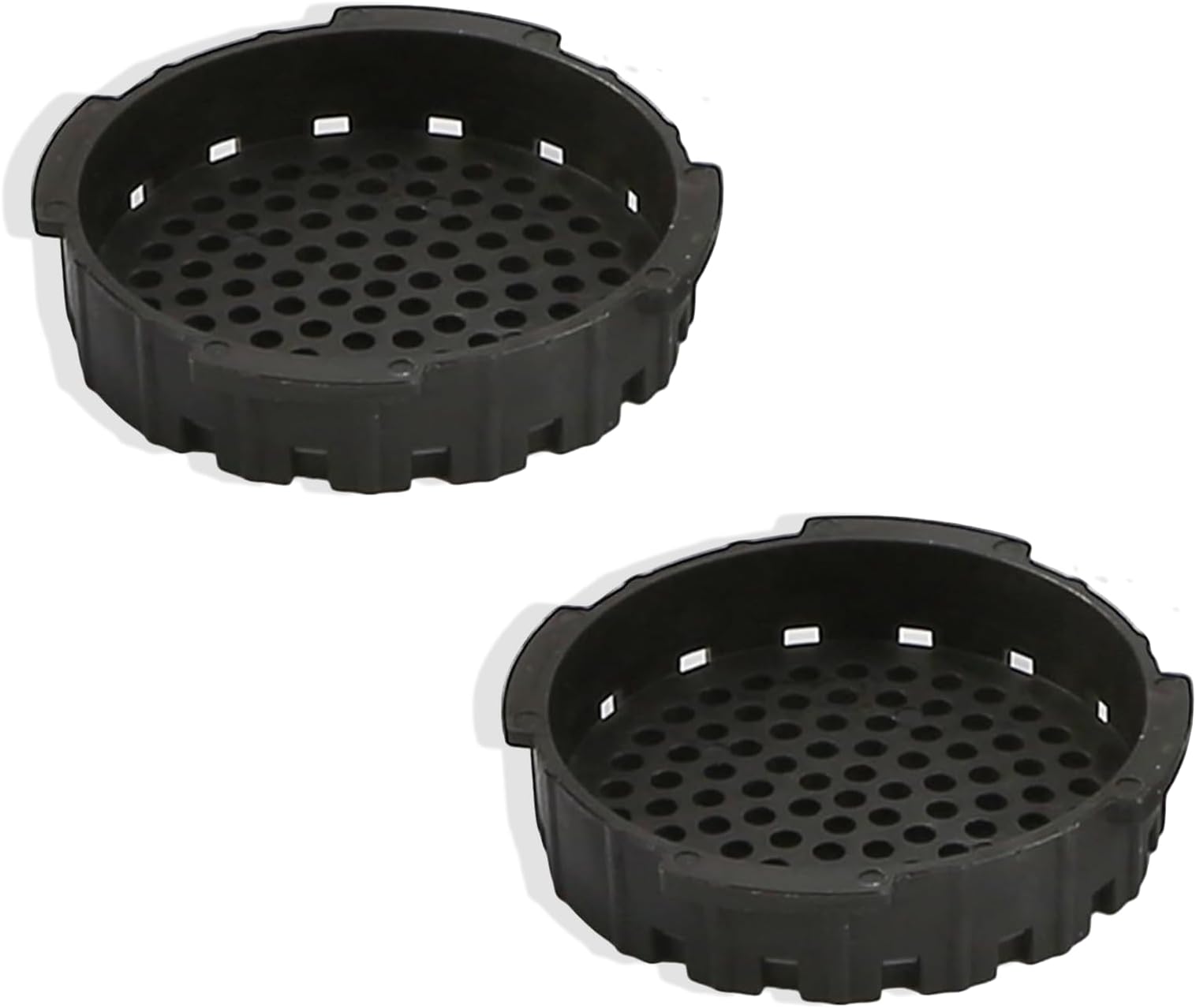 Flow Control Filter Cap Replacement Set with Reusable Coffee Filter for Home and Office Brewing