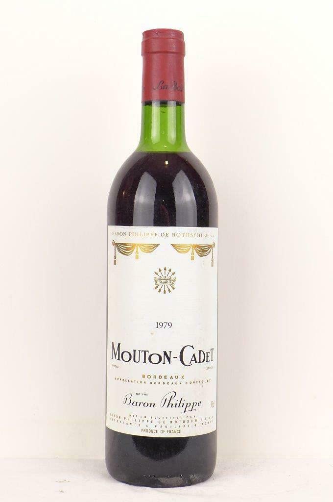 bordeaux mouton cadet rouge 1979 - bordeaux