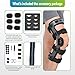 Komzer ACL Knee Brace for Ligament Injuries, Sports Injuries, Arthritis (OA) & Preventive Protection & Relief from Knee Joint Pain Degeneration Men and Women (M-Left)