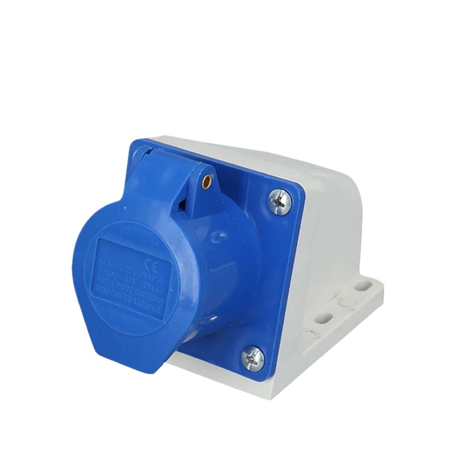 IP44 Waterproof Plug & Sockets Electric Cable Connector for Electrical Power Industrial Male and Female 16A 3Pin 220-240V(113)